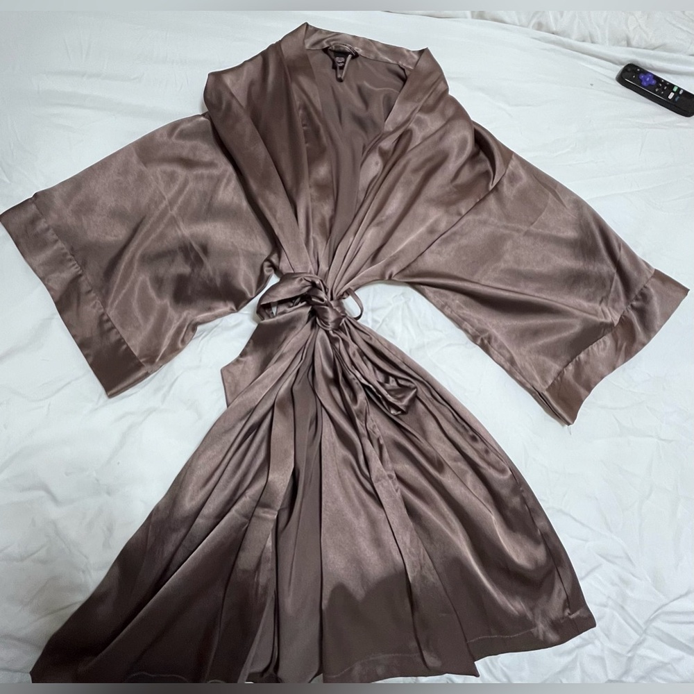 Victorias Secret Satin Like Robe